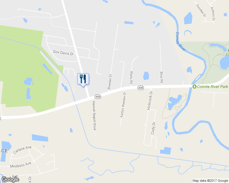 map of restaurants, bars, coffee shops, grocery stores, and more near 8260 Hooper Road in Baton Rouge