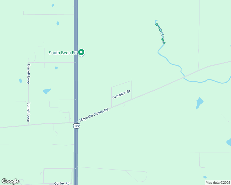 map of restaurants, bars, coffee shops, grocery stores, and more near 313 Magnolia Street in Longville