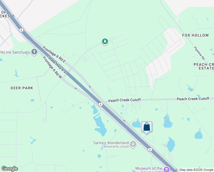 map of restaurants, bars, coffee shops, grocery stores, and more near 503 Peach Creek Cut Off in College Station