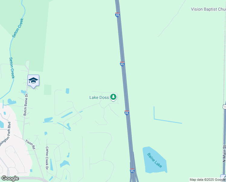 map of restaurants, bars, coffee shops, grocery stores, and more near 16150 Blossom Lake Drive in Jacksonville