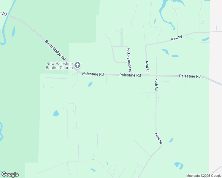map of restaurants, bars, coffee shops, grocery stores, and more near 2275 Palestine Road in Picayune