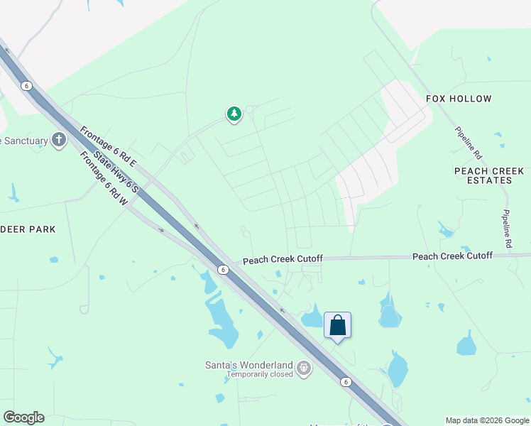 map of restaurants, bars, coffee shops, grocery stores, and more near 503 Peach Creek Cut Off in College Station