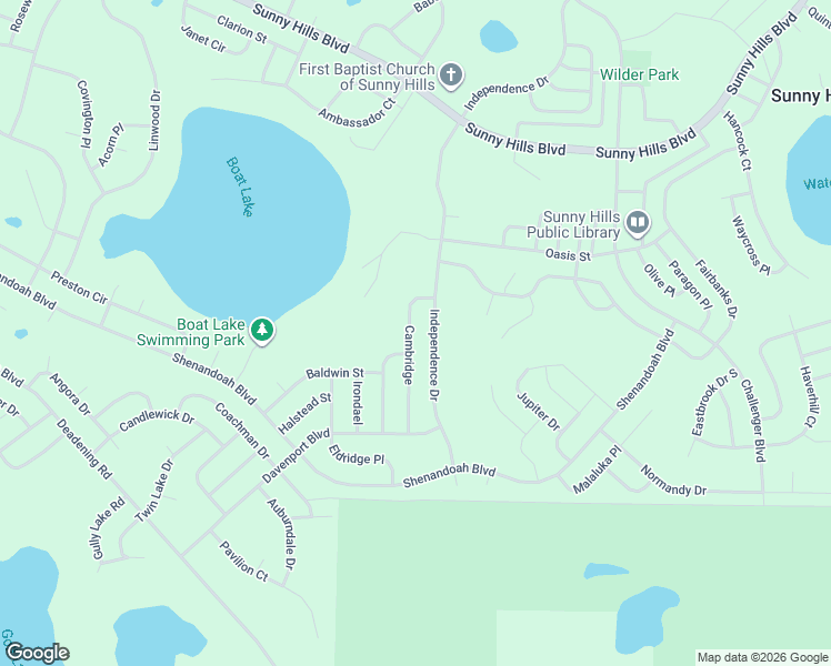 map of restaurants, bars, coffee shops, grocery stores, and more near Independence Dr in Chipley