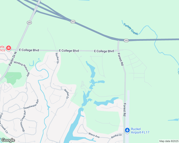 map of restaurants, bars, coffee shops, grocery stores, and more near 645 Carr Drive in Niceville