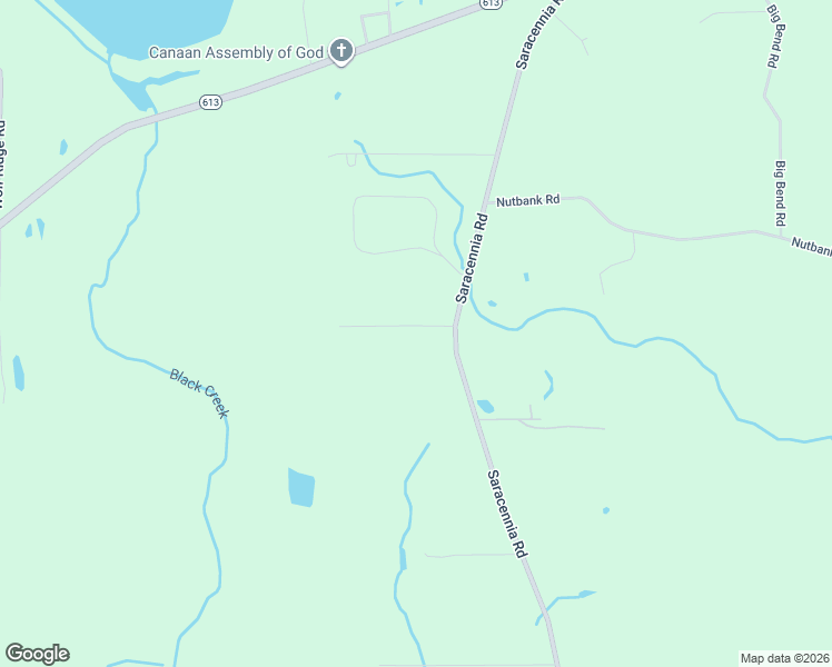 map of restaurants, bars, coffee shops, grocery stores, and more near 13005 Saracennia Road in Moss Point