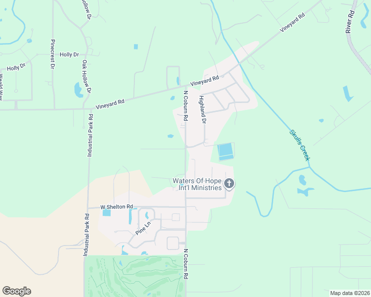 map of restaurants, bars, coffee shops, grocery stores, and more near 45240 North Coburn Road in Hammond