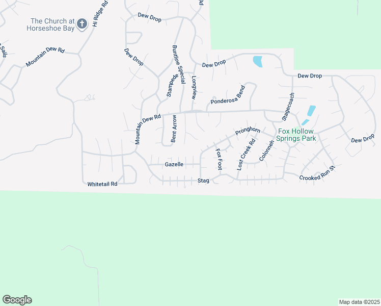 map of restaurants, bars, coffee shops, grocery stores, and more near 1402 19th Street in Horseshoe Bay