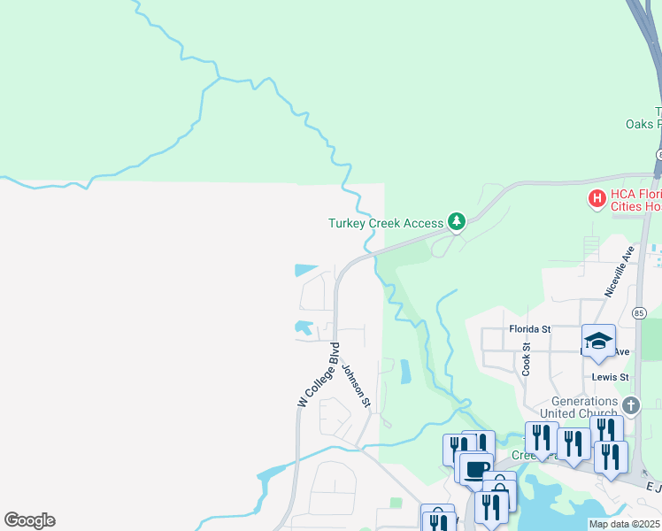 map of restaurants, bars, coffee shops, grocery stores, and more near 87 Kelly Way in Valparaiso