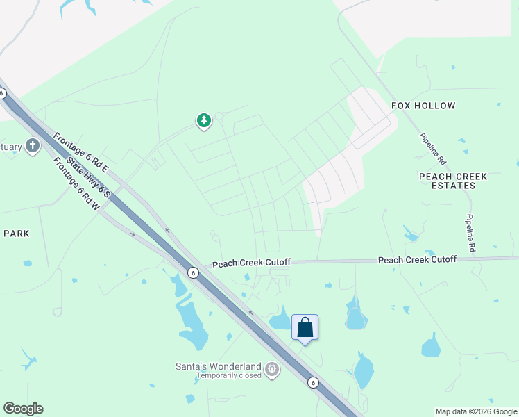 map of restaurants, bars, coffee shops, grocery stores, and more near 503 Peach Creek Cut Off in College Station