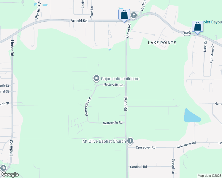 map of restaurants, bars, coffee shops, grocery stores, and more near 10439 Matherne Place Drive in Denham Springs