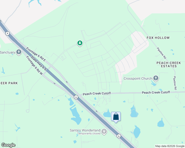 map of restaurants, bars, coffee shops, grocery stores, and more near 503 Peach Creek Cut Off in College Station