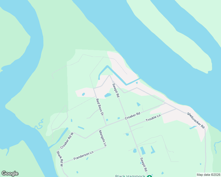 map of restaurants, bars, coffee shops, grocery stores, and more near 16190 Sawpit Road in Jacksonville