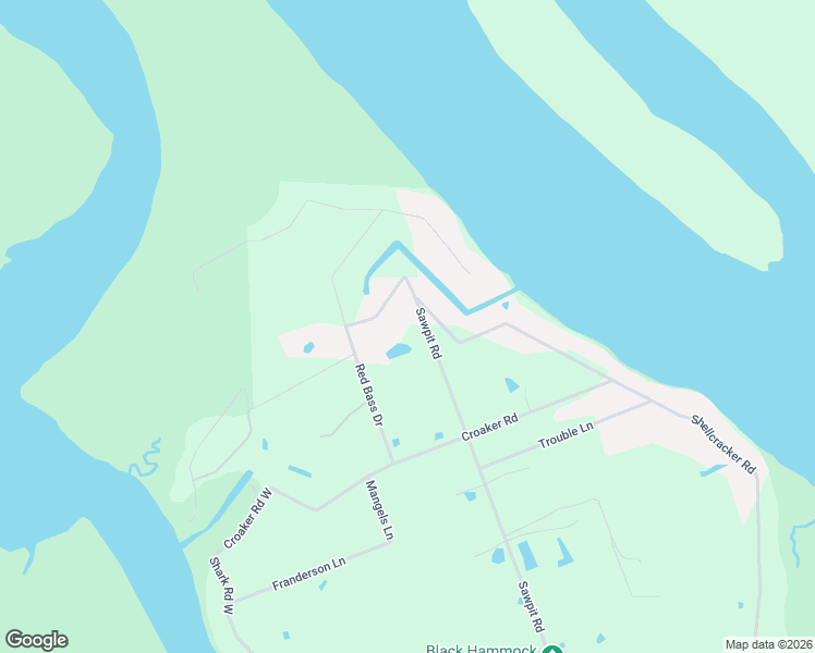 map of restaurants, bars, coffee shops, grocery stores, and more near 16190 Sawpit Road in Jacksonville