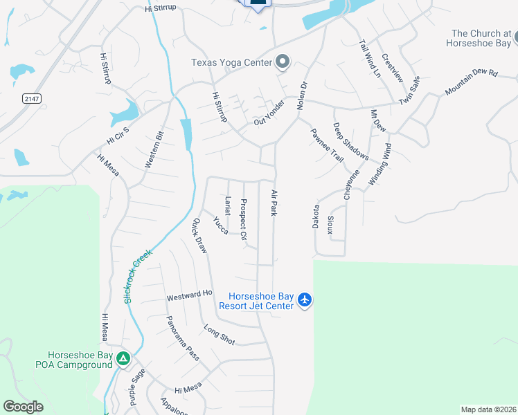map of restaurants, bars, coffee shops, grocery stores, and more near 1314 Clayton Nolen Drive in Horseshoe Bay