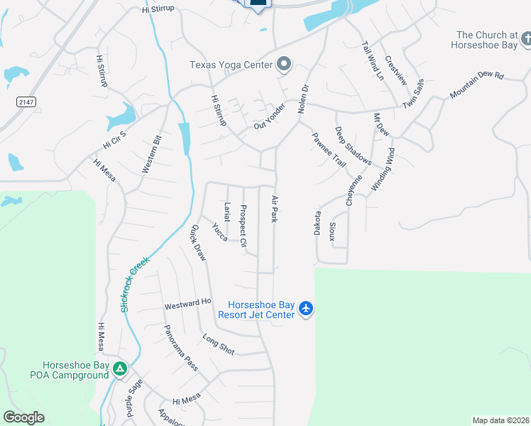 map of restaurants, bars, coffee shops, grocery stores, and more near 1311 Clayton Nolen Drive in Horseshoe Bay