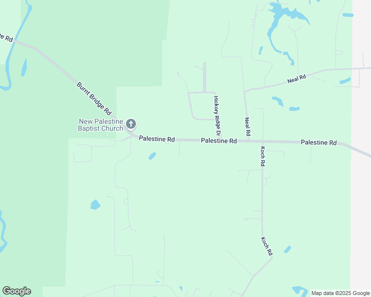map of restaurants, bars, coffee shops, grocery stores, and more near 2275 Palestine Road in Picayune