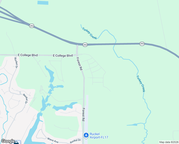 map of restaurants, bars, coffee shops, grocery stores, and more near 1113 Forest Road in Niceville