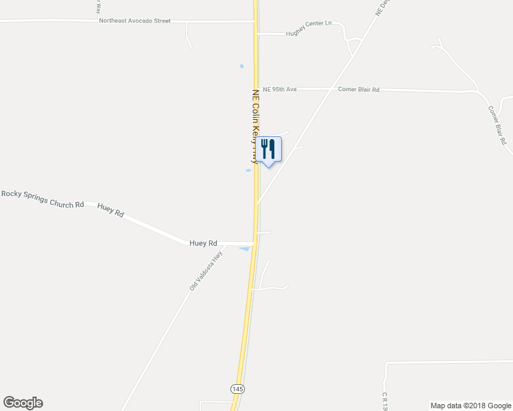 map of restaurants, bars, coffee shops, grocery stores, and more near 2782 Northeast Colin Kelly Highway in Madison