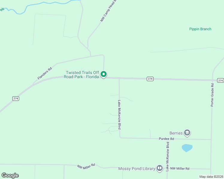 map of restaurants, bars, coffee shops, grocery stores, and more near 4433 County Road 274 in Altha