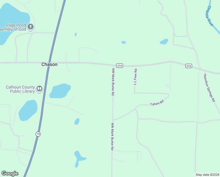 map of restaurants, bars, coffee shops, grocery stores, and more near 22982 Northwest Mark Burke Road in Altha