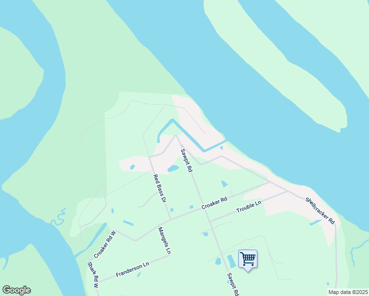 map of restaurants, bars, coffee shops, grocery stores, and more near 16142 Shellcracker Road North in Jacksonville