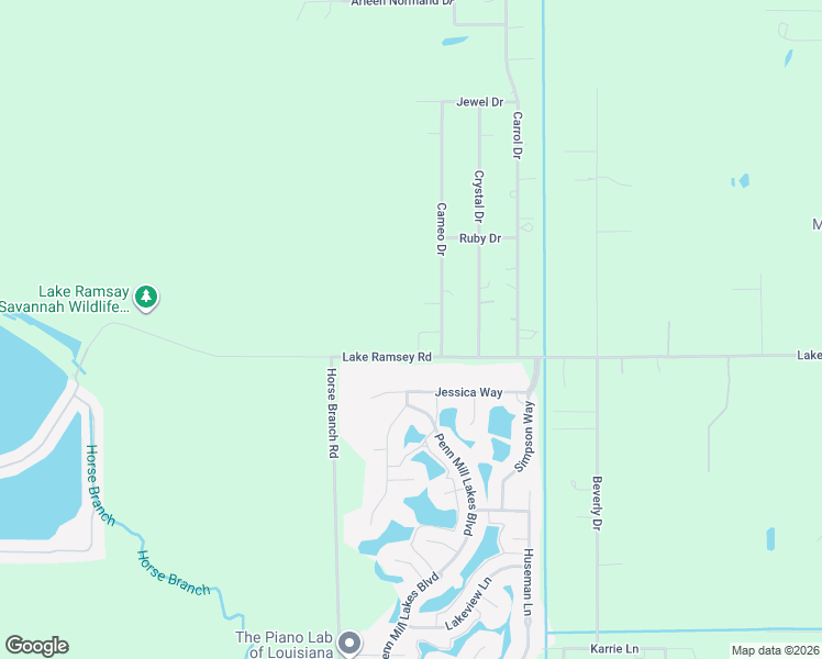 map of restaurants, bars, coffee shops, grocery stores, and more near 76053 Cameo Drive in Covington