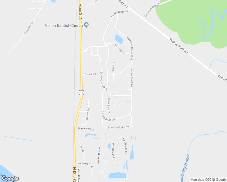 map of restaurants, bars, coffee shops, grocery stores, and more near 16130 Kayla Cove Court in Jacksonville