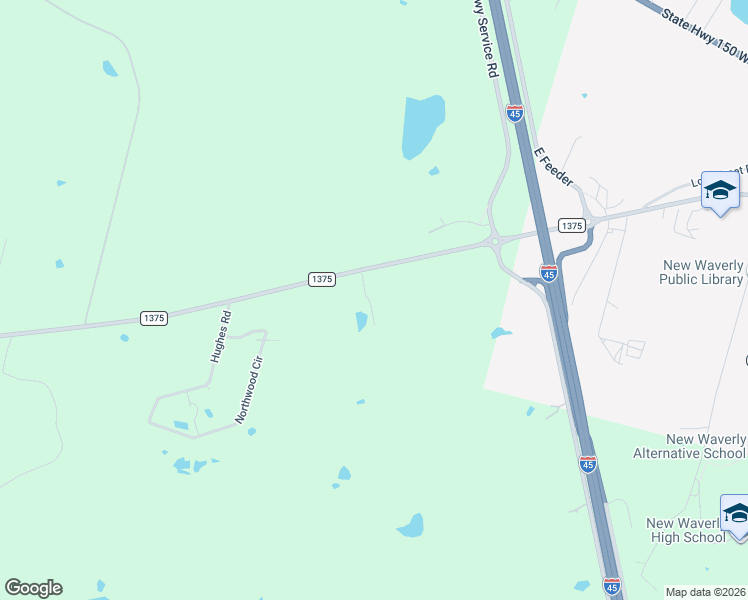 map of restaurants, bars, coffee shops, grocery stores, and more near 24 Krystyniak Road in New Waverly