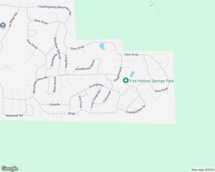map of restaurants, bars, coffee shops, grocery stores, and more near 4905 Pronghorn in Horseshoe Bay
