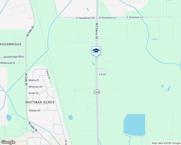 map of restaurants, bars, coffee shops, grocery stores, and more near 46467 North Cherry Street in Hammond