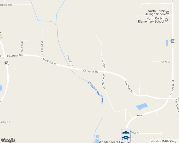 map of restaurants, bars, coffee shops, grocery stores, and more near 14638 Courtney Road in Walker