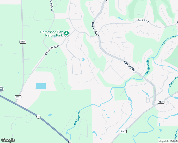 map of restaurants, bars, coffee shops, grocery stores, and more near in Horseshoe Bay