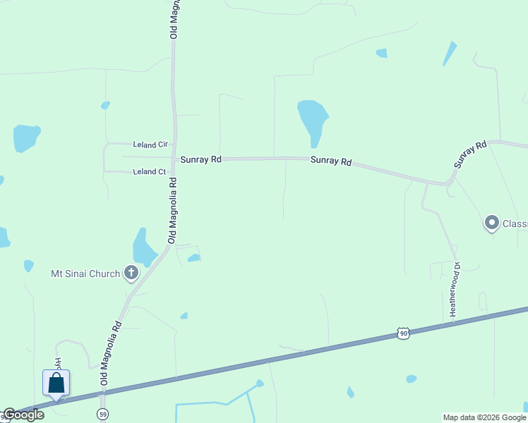 map of restaurants, bars, coffee shops, grocery stores, and more near 15331 Sunray Road in Tallahassee