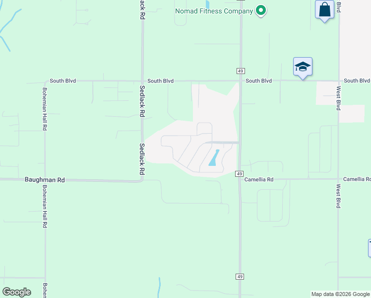 map of restaurants, bars, coffee shops, grocery stores, and more near Sonoma Boulevard in Silverhill