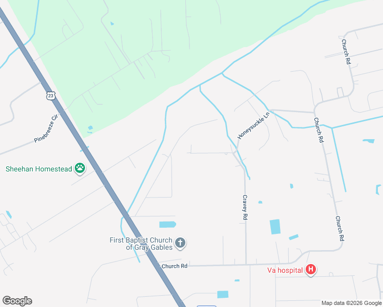 map of restaurants, bars, coffee shops, grocery stores, and more near 3012 Cravey Road in Callahan