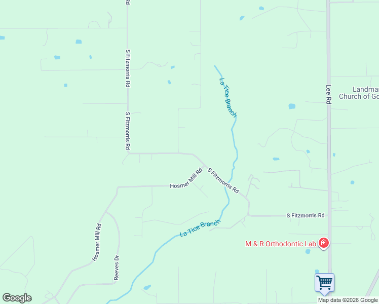 map of restaurants, bars, coffee shops, grocery stores, and more near 19167 South Fitzmorris Road in Covington