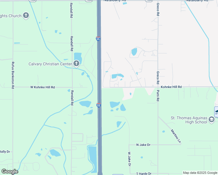 map of restaurants, bars, coffee shops, grocery stores, and more near 47034 Krogen Kove Loop in Hammond