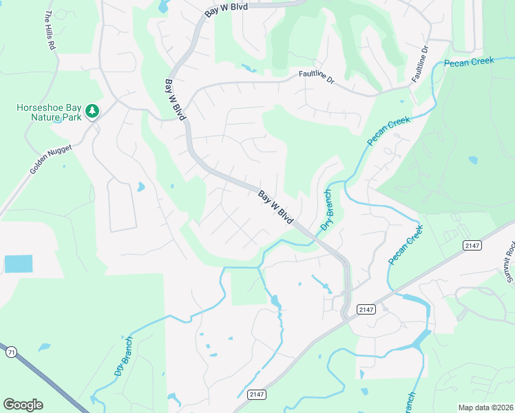 map of restaurants, bars, coffee shops, grocery stores, and more near 104 Platinum in Horseshoe Bay