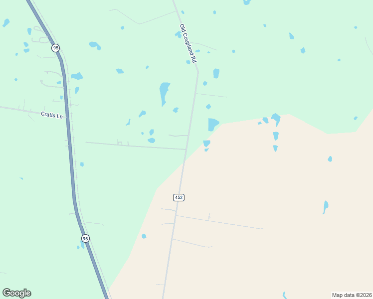map of restaurants, bars, coffee shops, grocery stores, and more near County Road 452 in Taylor