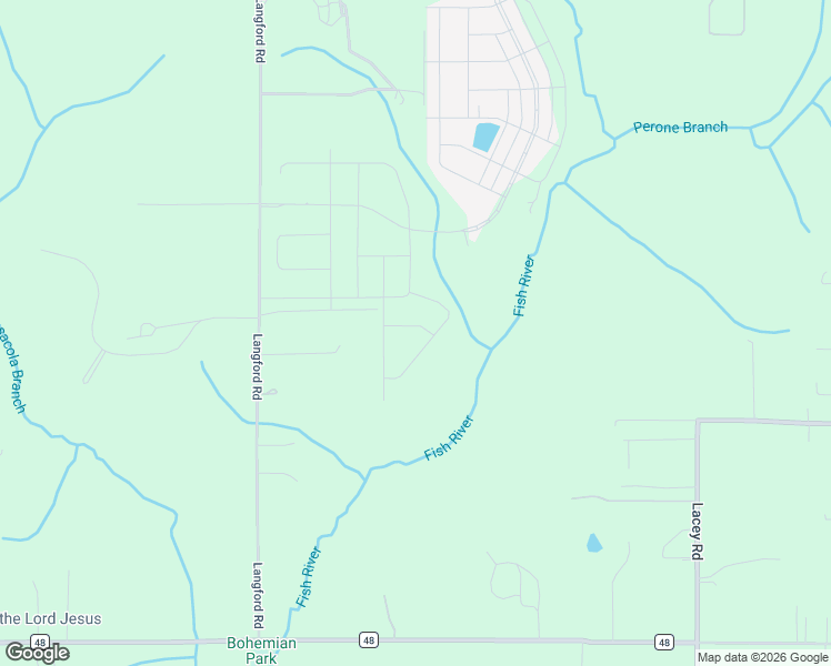 map of restaurants, bars, coffee shops, grocery stores, and more near 12676 My Way in Fairhope
