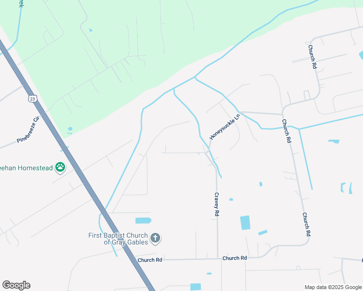 map of restaurants, bars, coffee shops, grocery stores, and more near 54704 Cravey Rd in Callahan