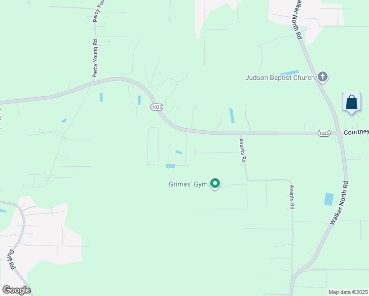 map of restaurants, bars, coffee shops, grocery stores, and more near 13023 North Ridge Drive in Walker