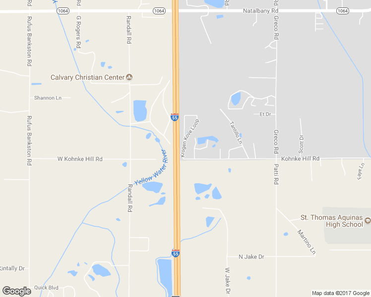 map of restaurants, bars, coffee shops, grocery stores, and more near 47034 Krogen Kove Loop in Hammond
