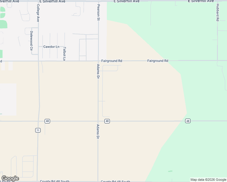 map of restaurants, bars, coffee shops, grocery stores, and more near 21250 Adams Drive in Robertsdale