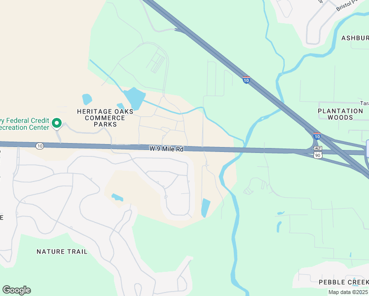 map of restaurants, bars, coffee shops, grocery stores, and more near 3701 Florida 10 in Pace