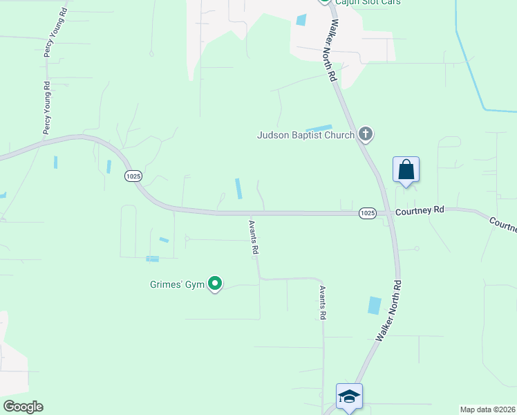 map of restaurants, bars, coffee shops, grocery stores, and more near 13215 Arnold Road in Walker