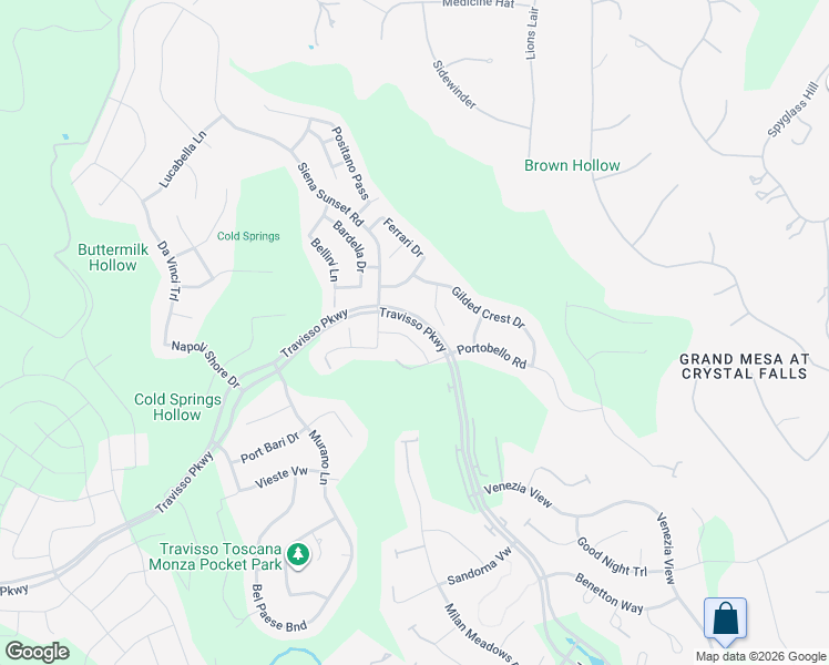 map of restaurants, bars, coffee shops, grocery stores, and more near 1825 Ficuzza Way in Leander