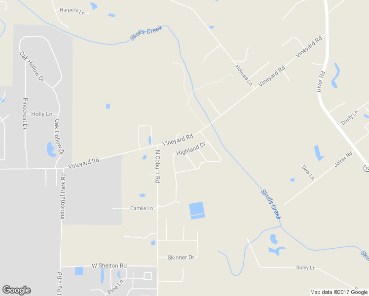 map of restaurants, bars, coffee shops, grocery stores, and more near 46593 Highland Drive in Hammond