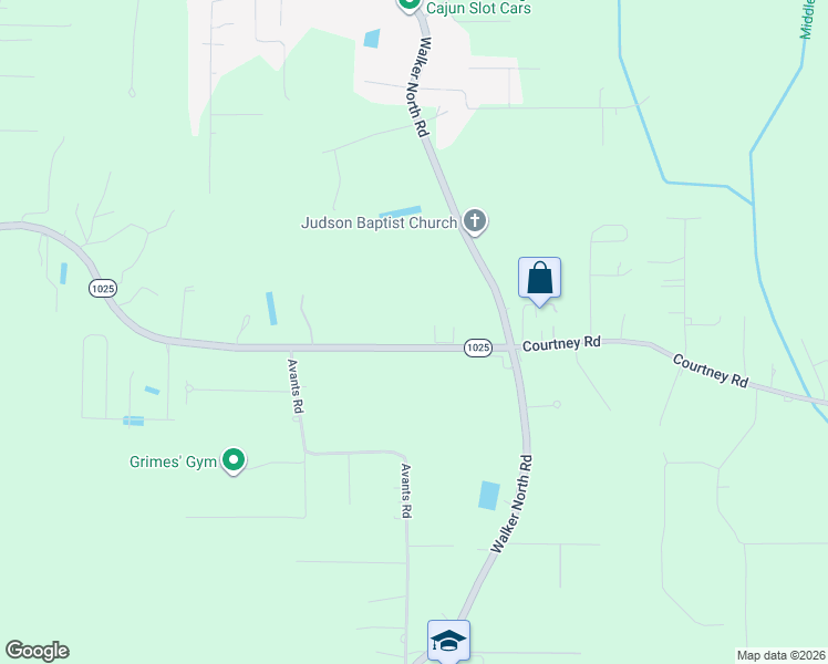 map of restaurants, bars, coffee shops, grocery stores, and more near 13567 Arnold Road in Walker