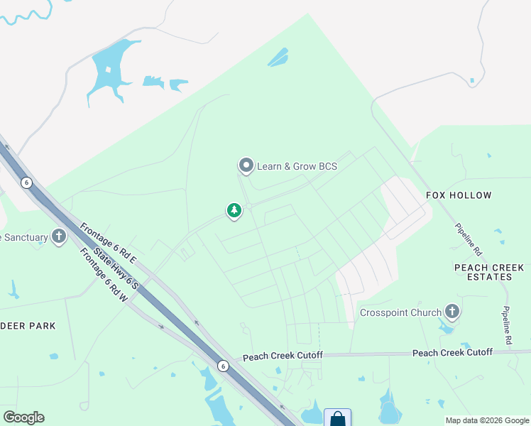 map of restaurants, bars, coffee shops, grocery stores, and more near 17529 State Highway 6 South in College Station